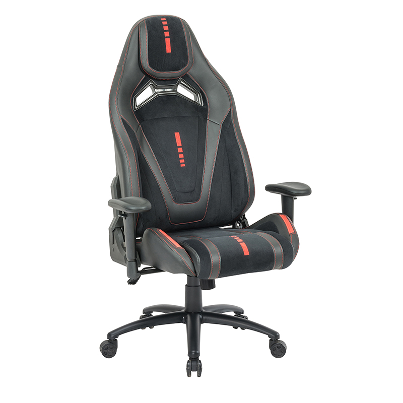 XL-6627-1 4D Armstöd vridbar gamingstol i läder